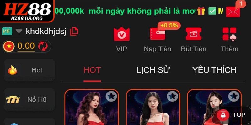 Để chơi game thì bạn cần phải nạp tiền vào tài khoản