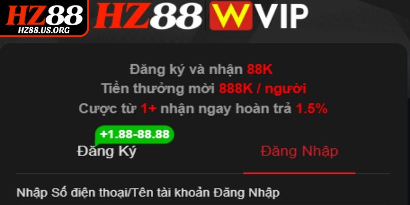 Tại sao đăng nhập HZ88 là bước không thể thiếu